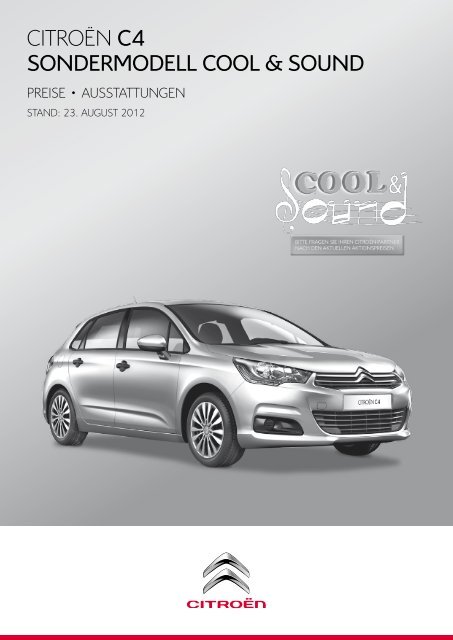 CItROËn C4 SONDERMODELL COOL & SOUND