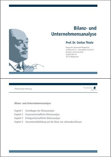 Bilanz- und Unternehmensanalyse - Prof. Dr. Stefan Thiele ...