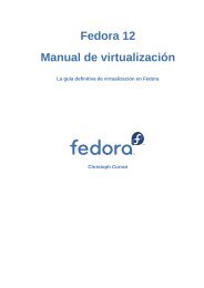 Manual de virtualizaciÃ³n - Fedora Documentation - Fedora Project