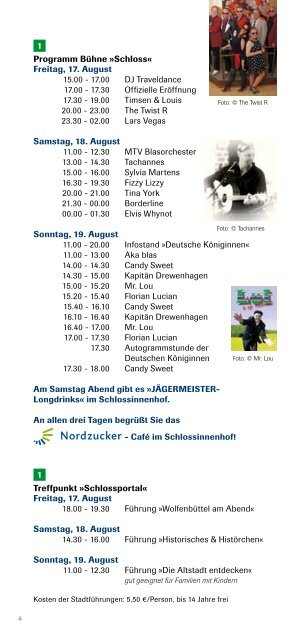 Programm Altstadtfest 2012 - City Wolfenbüttel