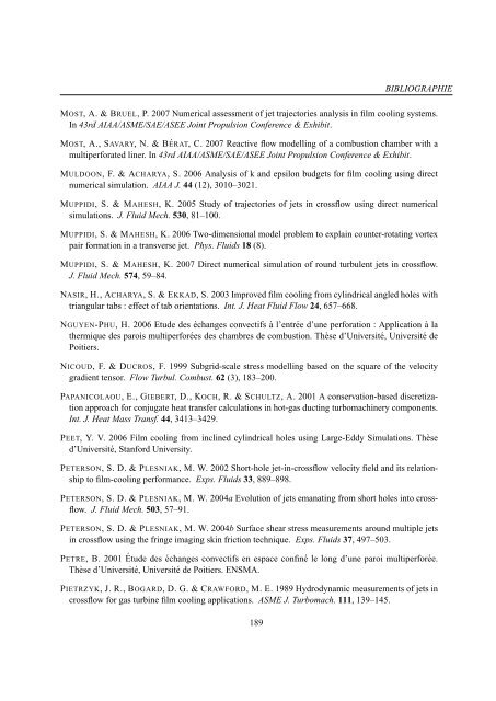 these simulation numerique et modelisation de l'ecoulement autour ...