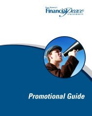 PROMOTE! Promotional Guide - The Dave Ramsey Show