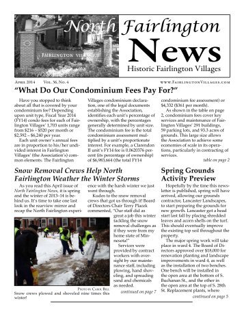 April 2014 Newsletter