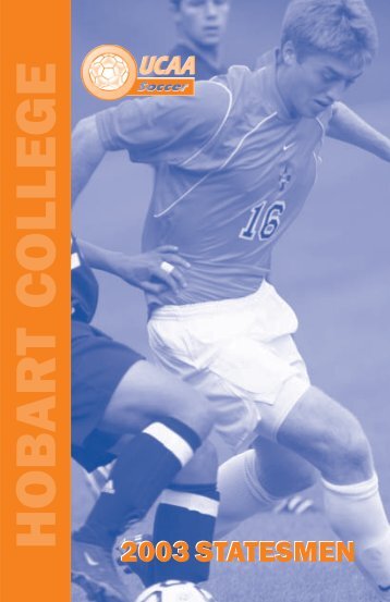2003 H Soccer Guide 2.pmd - Hobart and William Smith Colleges