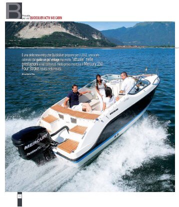 Prova Activ 645 Cabin - Rivista: Barche - Quicksilver Boats