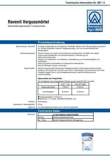 Technische Information [PDF - 152.5KB] - Avenarius-Agro
