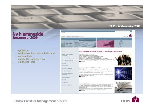 Formandens beretning for 2009 - Dansk Facilities Management