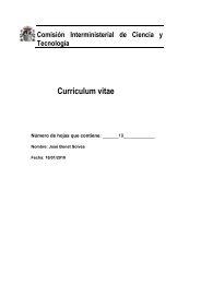 Curriculum vitae - JosÃ© Bonet Solves - UPV