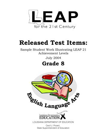 Louisiana Leap Test Study Guide 8th Grade