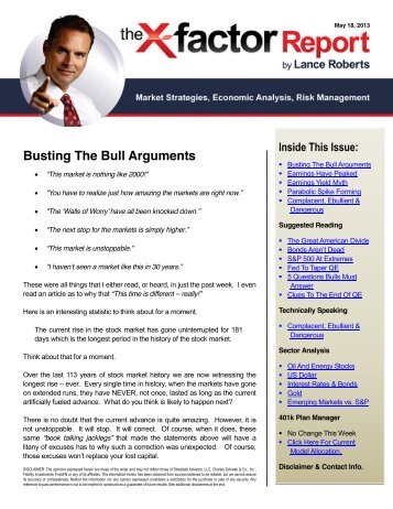 Busting The Bullish Arguments - StreetTalk Live