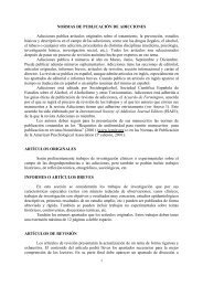 Normas de PublicaciÃ³n - Revista Adicciones