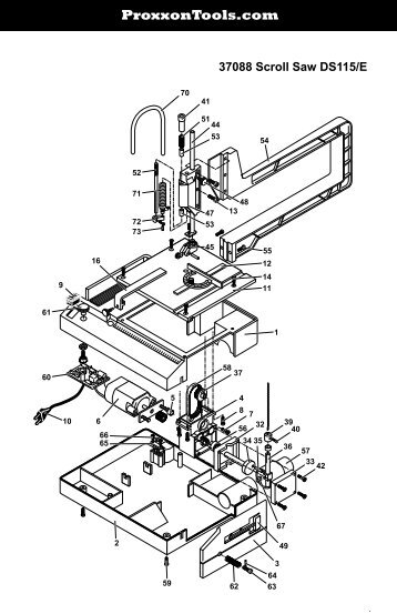 Parts Diagram - Proxxon Tools