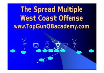 The Spread Multiple West Coast Offense - FootballXOs.com