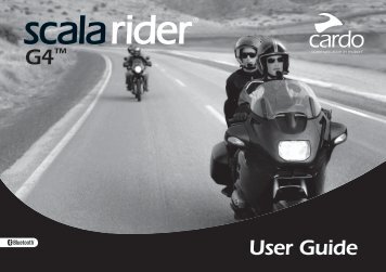 Scala Rider G4 Manual - Cardo Systems, Inc