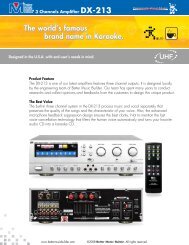 DX-213 Brochure Download - BMB :: Better Music Builder