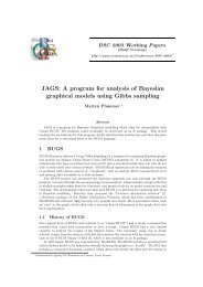 JAGS: A program for analysis of Bayesian graphical models using ...