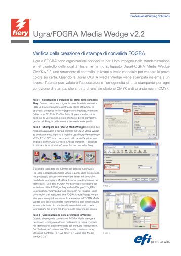 Ugra/FOGRA Media Wedge v2.2 - EFI