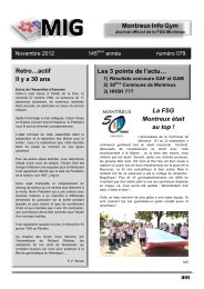 Novembre - FSG Montreux