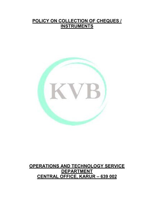 Download Karur Vysya Bank