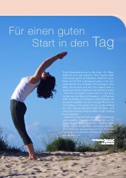 FÃ¼r einen guten Start in den Tag - YOGA! Das Magazin