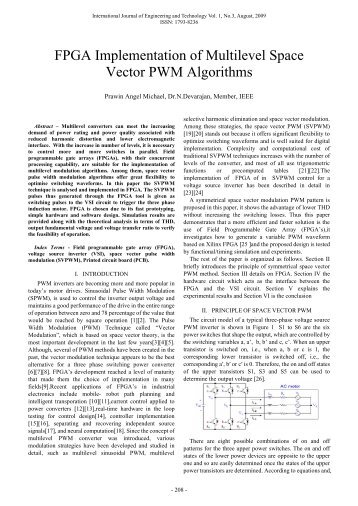 FPGA Implementation of Multilevel Space Vector PWM - IJET