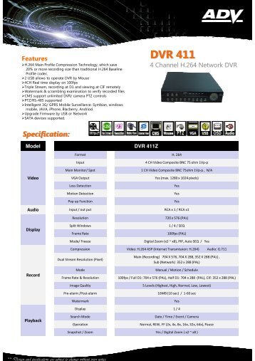 DVR 411