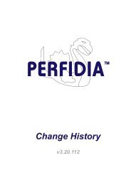 PERFIDIA Changes - COPPS