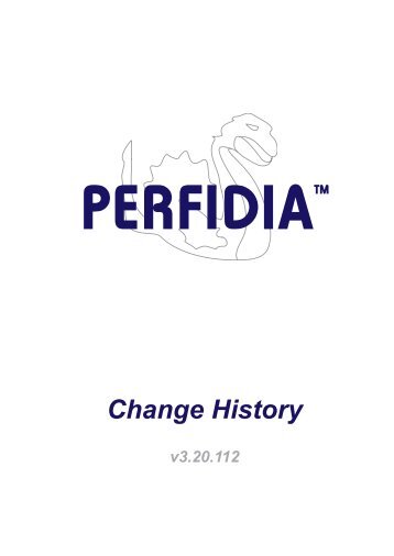 PERFIDIA Changes - COPPS