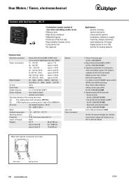 Hour Meters / Timers, electromechanical