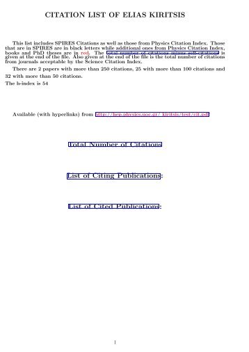 portable document format (PDF) - Crete Center for Theoretical Physics