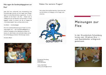 Flyer 10 Jahre Flex - Spremberg