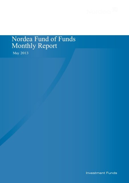 Nordea Fund of Funds Monthly Report - Nordea Bank Lietuva