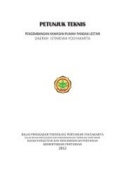 PETUNJUK TEKNIS - BPTP Yogyakarta