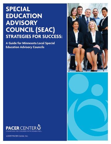 special education advisory council (seac) - PACER Center