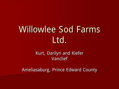 Willowlee Sod Farms