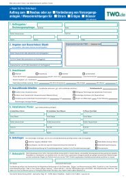 Netzanschluss (Hausanschluss) - TWO.de Technische Werke ...