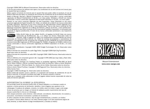 Manual par World of Warcraft - GEOCITIES.ws