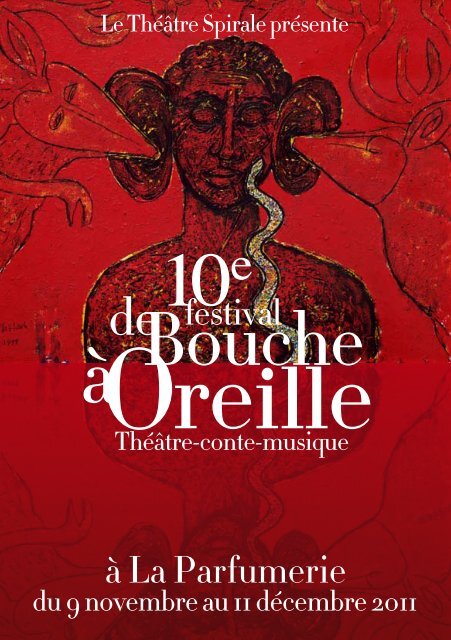 le flyer du festival - La Parfumerie