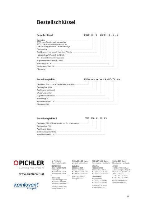 kompakt rego 3000 - Pichler