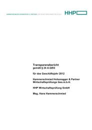 Transparenzbericht 2012 einsehen - HHP - Hammerschmied ...