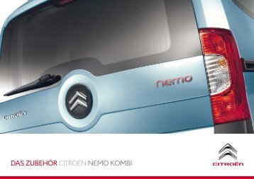 DaS ZUBehÖr CITROËN neMo KoMBi