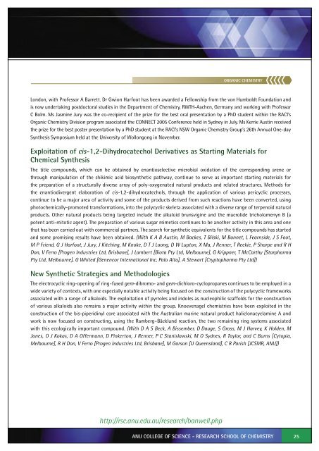 View 2005 Report - RSC - Australian National University