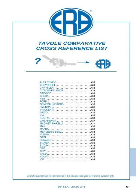 Catalogo Devioguidasgancio Steering column switches Commodos ...