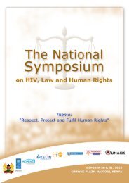 FINAL -- National Symposium on HIV Report - Kelin