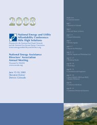 2008 - National Energy and Utility Affordability Conference