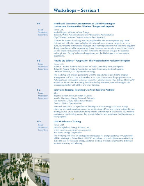 2008 - National Energy and Utility Affordability Conference