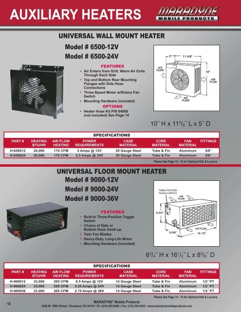 Maradyne Mobile - DCM Manufacturing Inc.