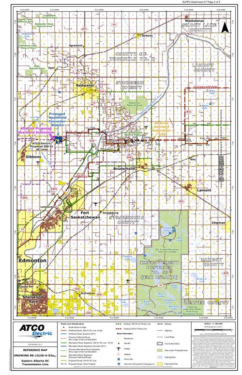 Detailed map of the EATL project - AUC.ab.ca