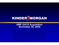 GATX - Acquisition Overview - Kinder Morgan