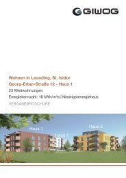 Wohnen in Leonding, St. Isidor Georg-Erber-StraÃe 12 ... - giwog